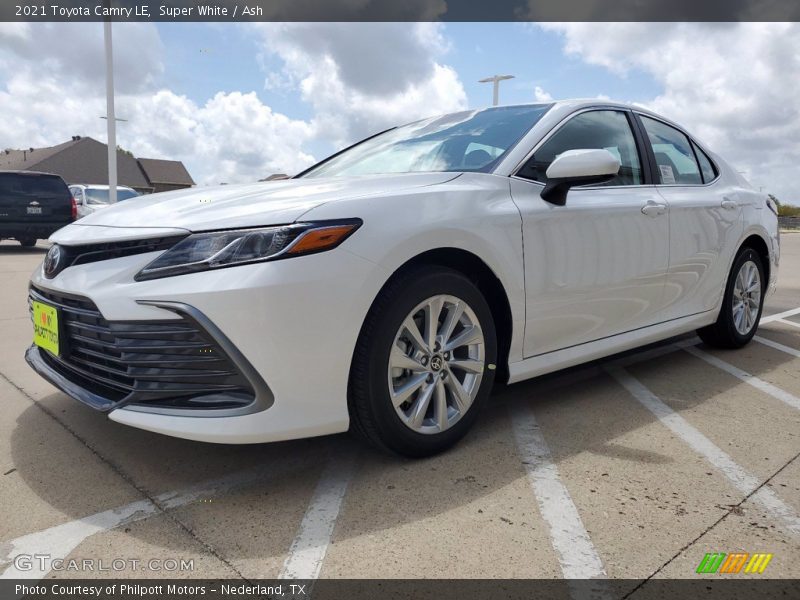 Super White / Ash 2021 Toyota Camry LE