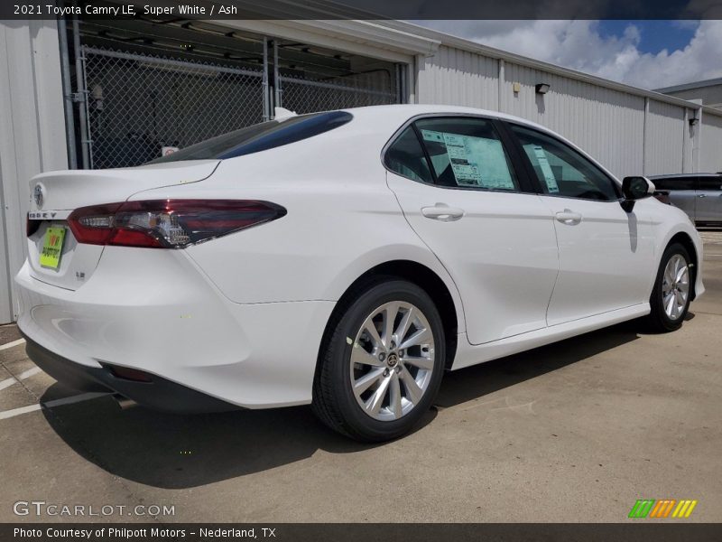 Super White / Ash 2021 Toyota Camry LE