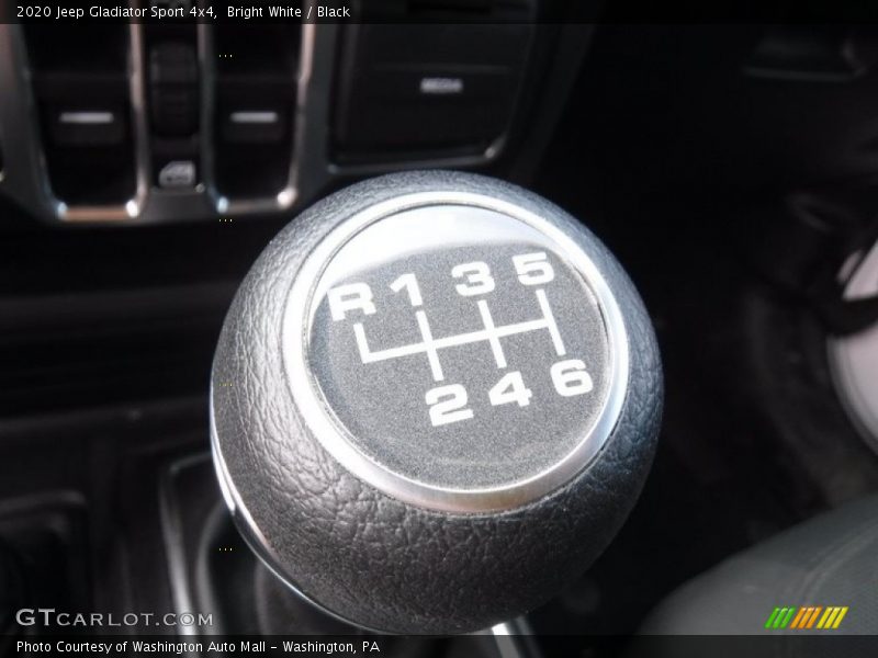 Bright White / Black 2020 Jeep Gladiator Sport 4x4