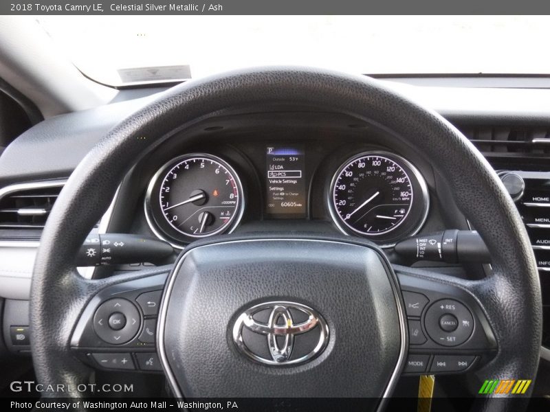 Celestial Silver Metallic / Ash 2018 Toyota Camry LE