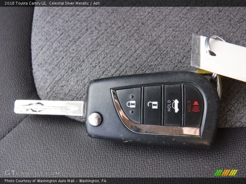 Celestial Silver Metallic / Ash 2018 Toyota Camry LE