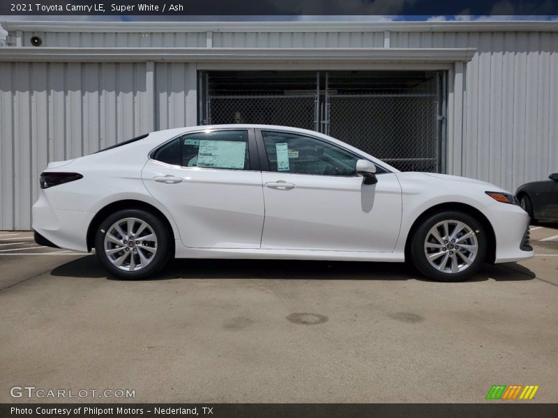 Super White / Ash 2021 Toyota Camry LE