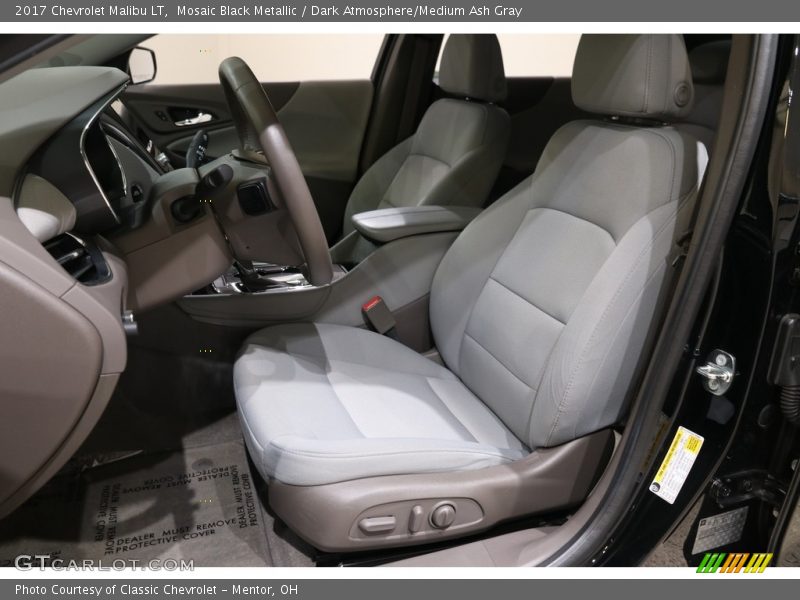Mosaic Black Metallic / Dark Atmosphere/Medium Ash Gray 2017 Chevrolet Malibu LT