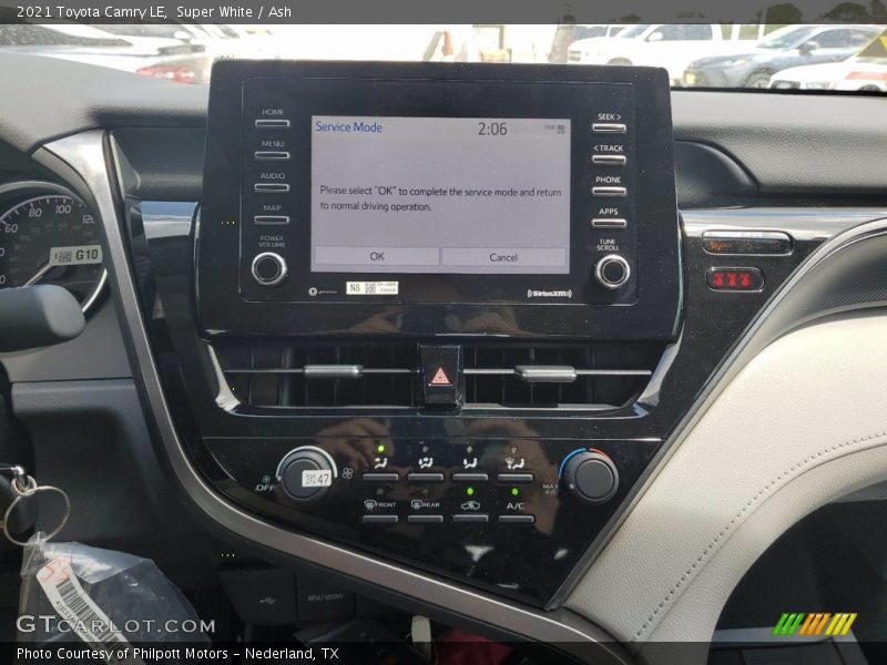 Super White / Ash 2021 Toyota Camry LE