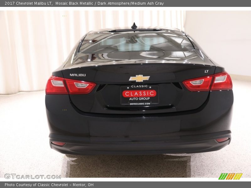 Mosaic Black Metallic / Dark Atmosphere/Medium Ash Gray 2017 Chevrolet Malibu LT