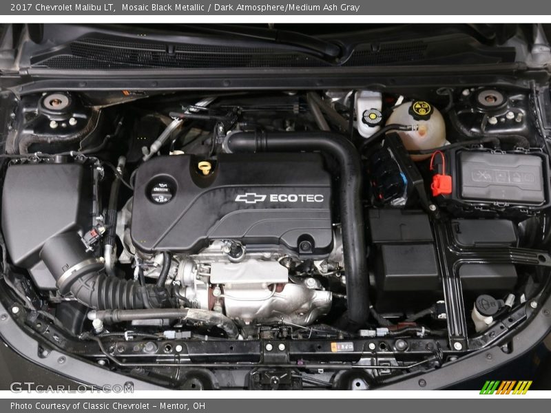 Mosaic Black Metallic / Dark Atmosphere/Medium Ash Gray 2017 Chevrolet Malibu LT