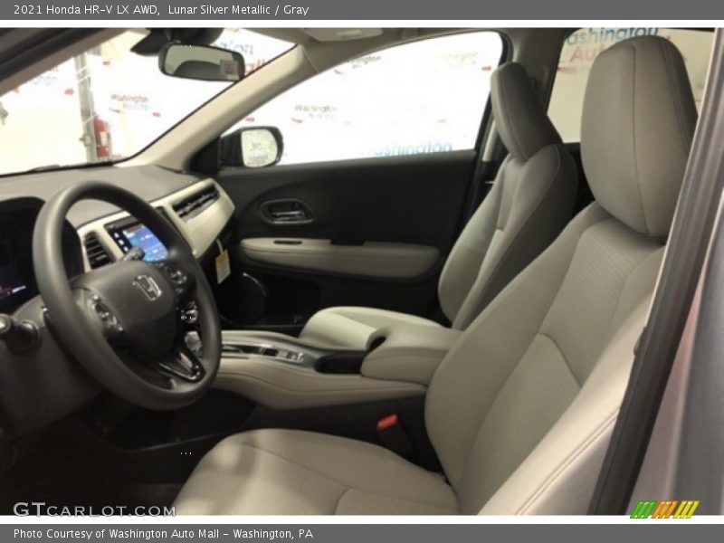 Lunar Silver Metallic / Gray 2021 Honda HR-V LX AWD