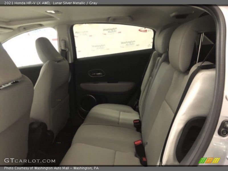 Lunar Silver Metallic / Gray 2021 Honda HR-V LX AWD