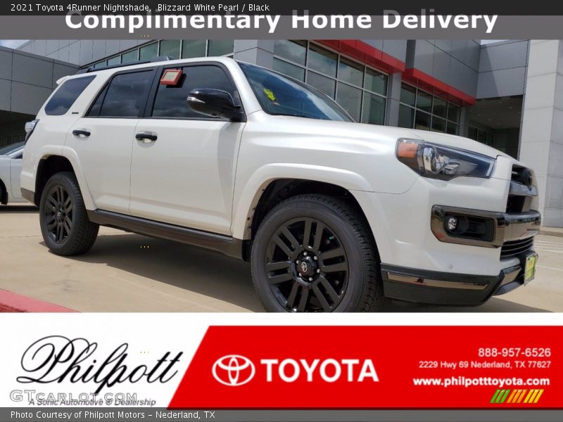 Blizzard White Pearl / Black 2021 Toyota 4Runner Nightshade