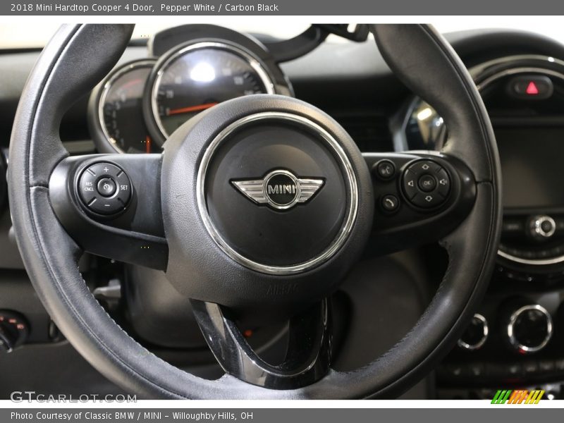 Pepper White / Carbon Black 2018 Mini Hardtop Cooper 4 Door