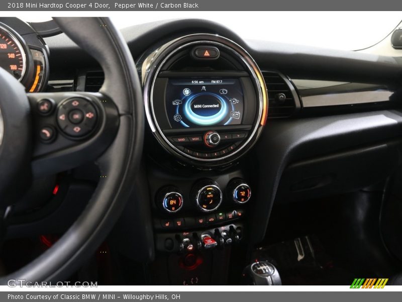 Pepper White / Carbon Black 2018 Mini Hardtop Cooper 4 Door