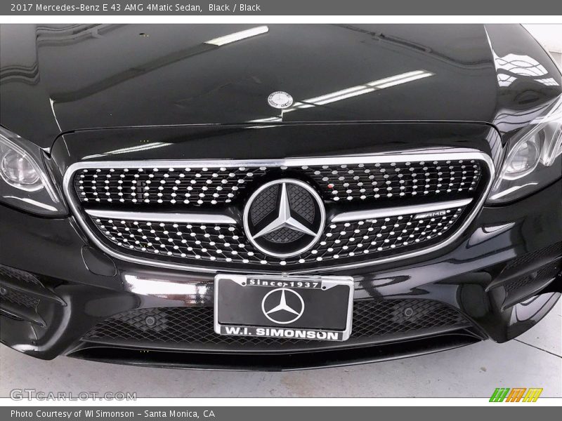 Black / Black 2017 Mercedes-Benz E 43 AMG 4Matic Sedan