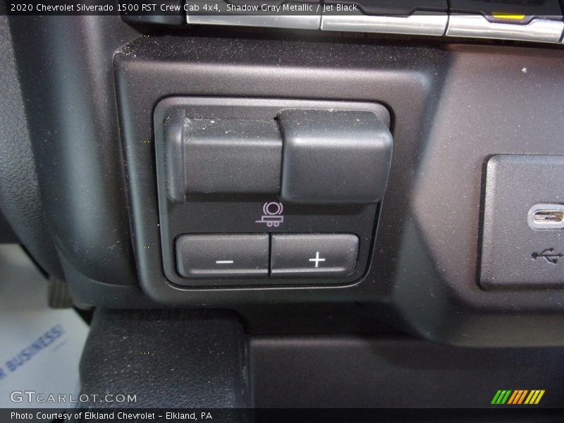 Shadow Gray Metallic / Jet Black 2020 Chevrolet Silverado 1500 RST Crew Cab 4x4