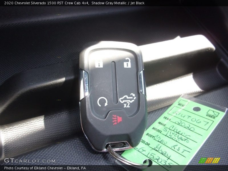 Shadow Gray Metallic / Jet Black 2020 Chevrolet Silverado 1500 RST Crew Cab 4x4