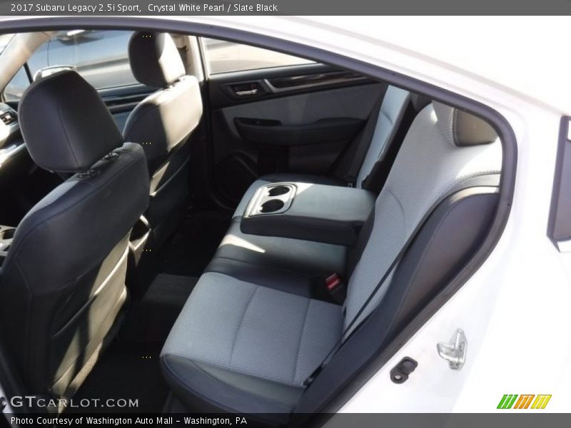 Crystal White Pearl / Slate Black 2017 Subaru Legacy 2.5i Sport