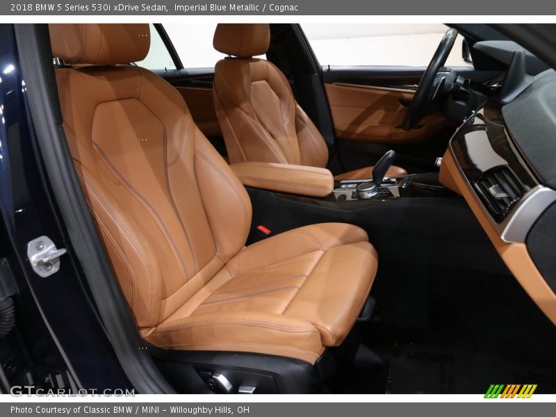 Imperial Blue Metallic / Cognac 2018 BMW 5 Series 530i xDrive Sedan