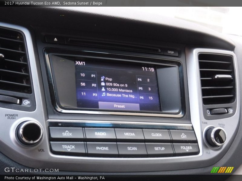 Sedona Sunset / Beige 2017 Hyundai Tucson Eco AWD