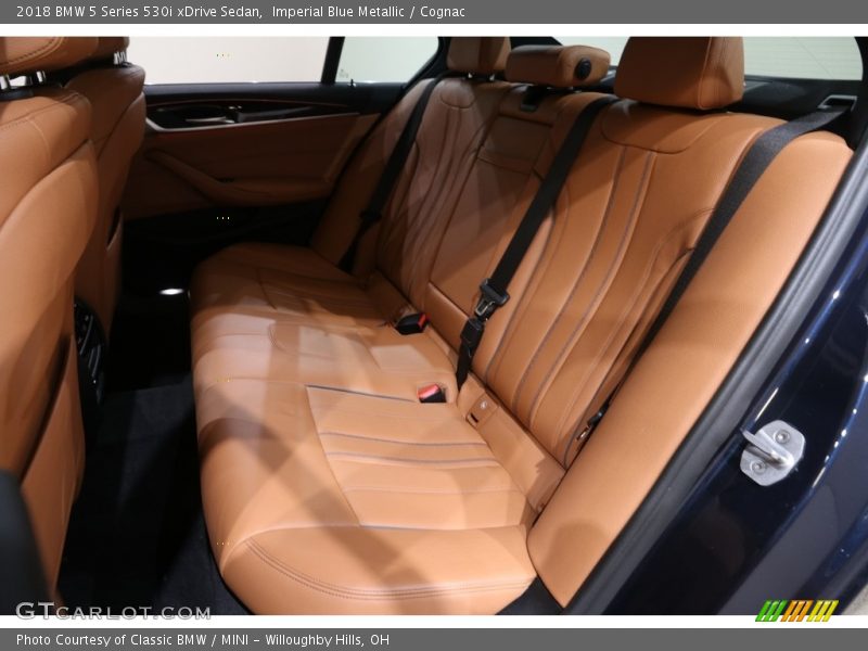 Imperial Blue Metallic / Cognac 2018 BMW 5 Series 530i xDrive Sedan