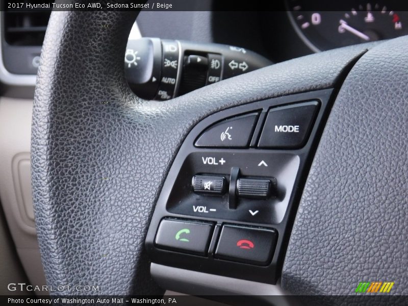 Sedona Sunset / Beige 2017 Hyundai Tucson Eco AWD