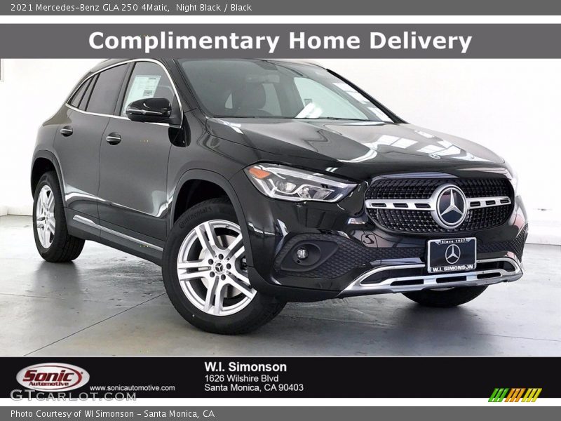 Night Black / Black 2021 Mercedes-Benz GLA 250 4Matic