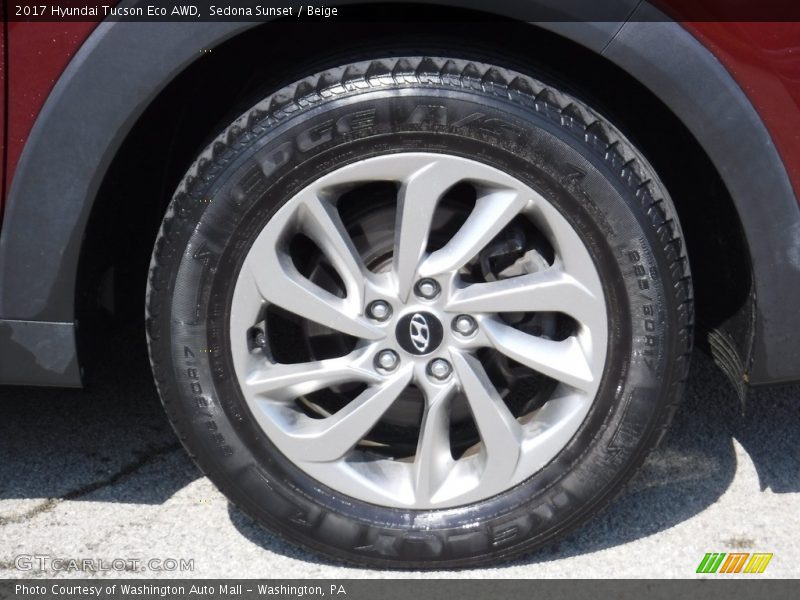 Sedona Sunset / Beige 2017 Hyundai Tucson Eco AWD