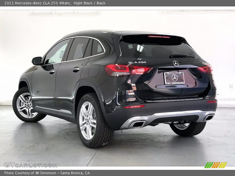 Night Black / Black 2021 Mercedes-Benz GLA 250 4Matic