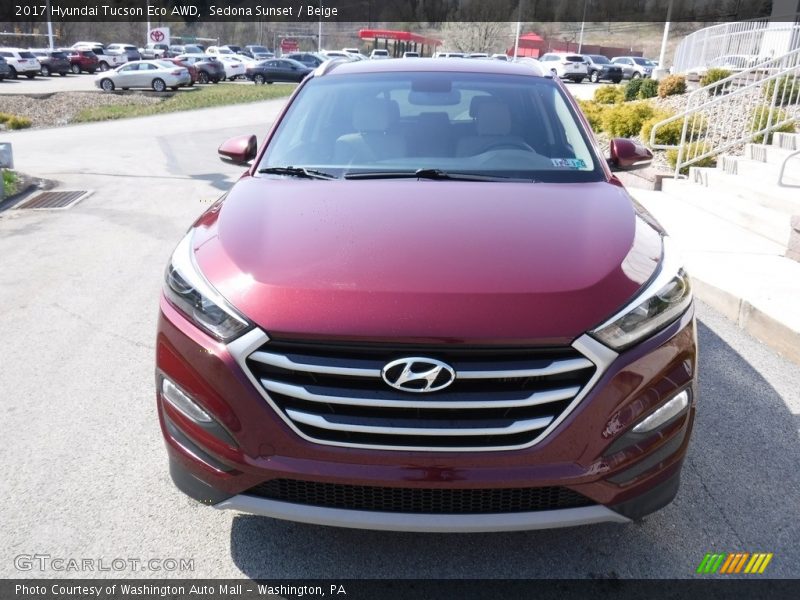 Sedona Sunset / Beige 2017 Hyundai Tucson Eco AWD