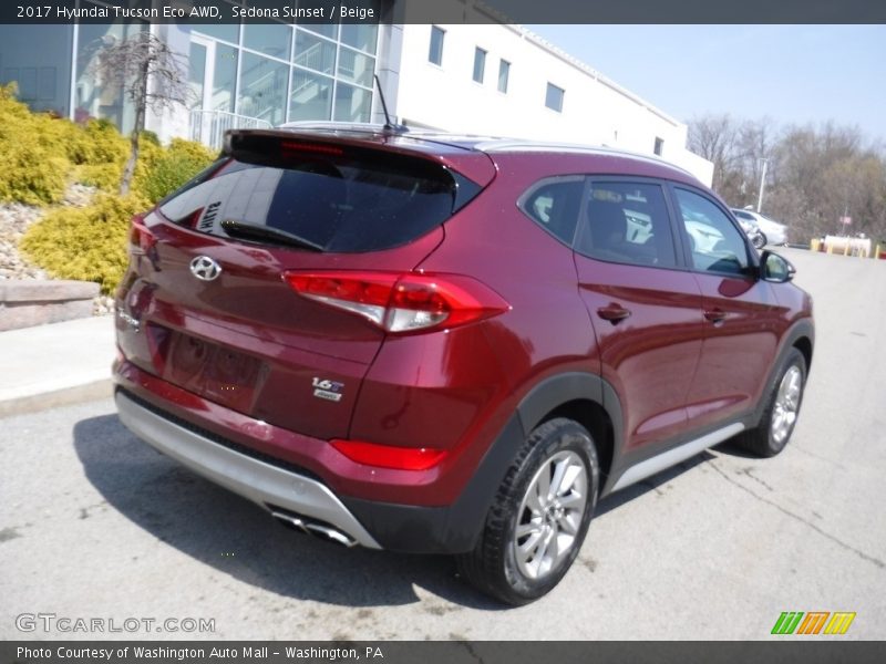 Sedona Sunset / Beige 2017 Hyundai Tucson Eco AWD