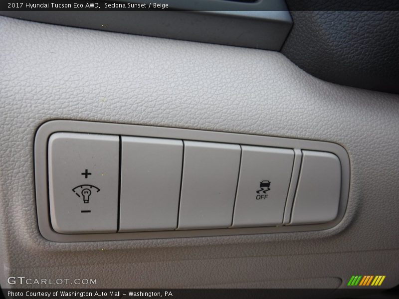 Sedona Sunset / Beige 2017 Hyundai Tucson Eco AWD