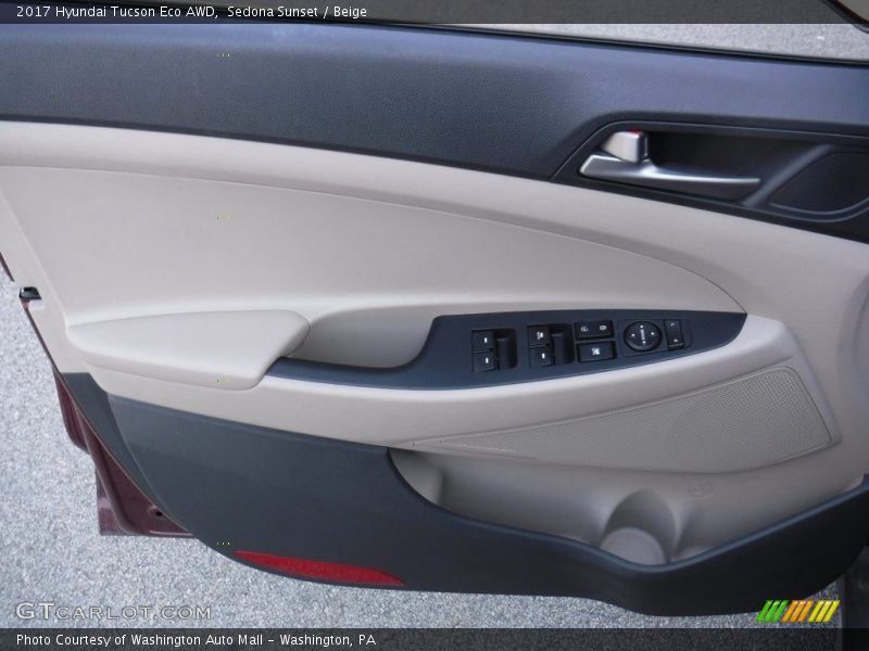 Sedona Sunset / Beige 2017 Hyundai Tucson Eco AWD