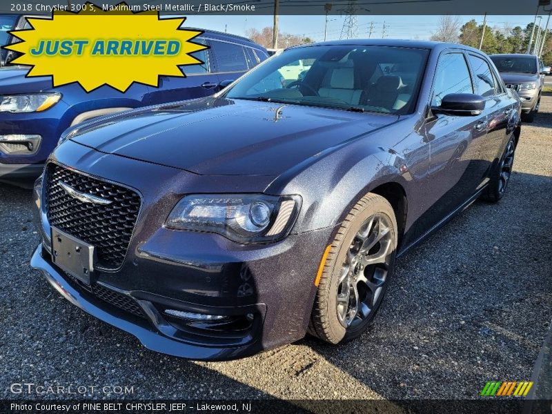 Maximum Steel Metallic / Black/Smoke 2018 Chrysler 300 S