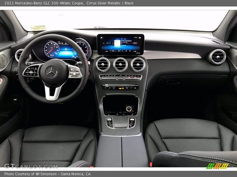 Dashboard of 2021 GLC 300 4Matic Coupe