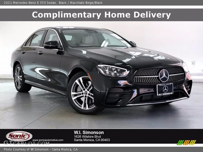 Black / Macchiato Beige/Black 2021 Mercedes-Benz E 350 Sedan