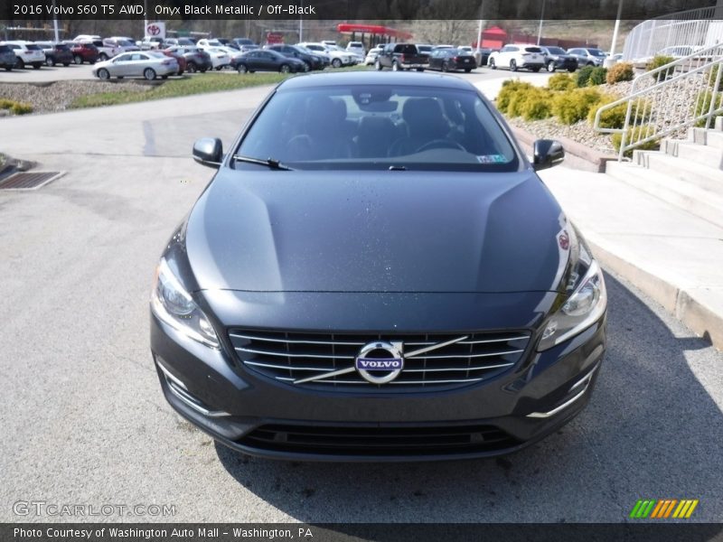 Onyx Black Metallic / Off-Black 2016 Volvo S60 T5 AWD