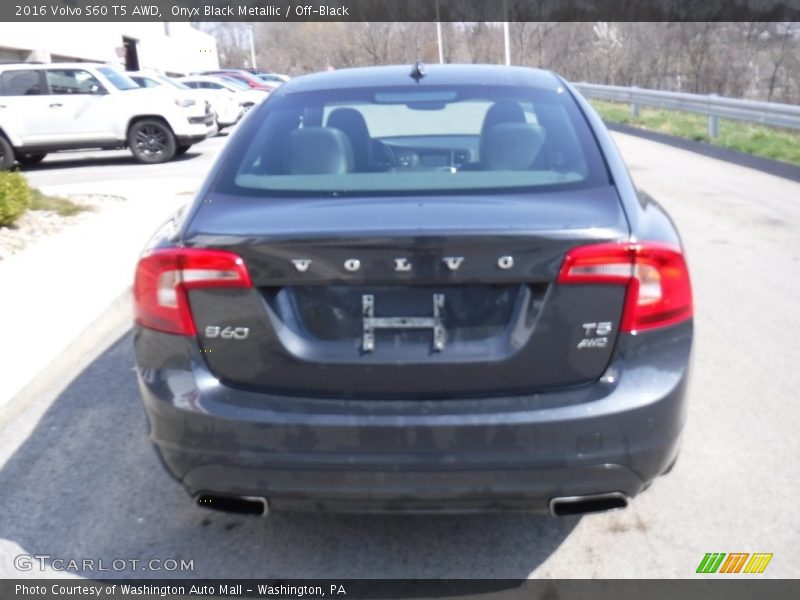 Onyx Black Metallic / Off-Black 2016 Volvo S60 T5 AWD