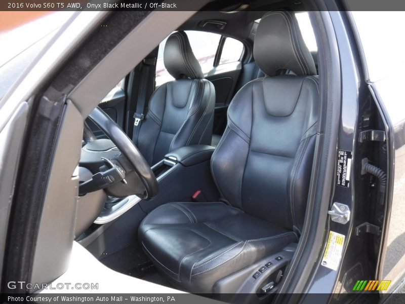 Front Seat of 2016 S60 T5 AWD