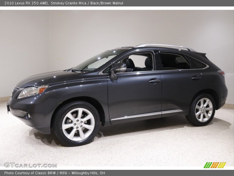 Smokey Granite Mica / Black/Brown Walnut 2010 Lexus RX 350 AWD