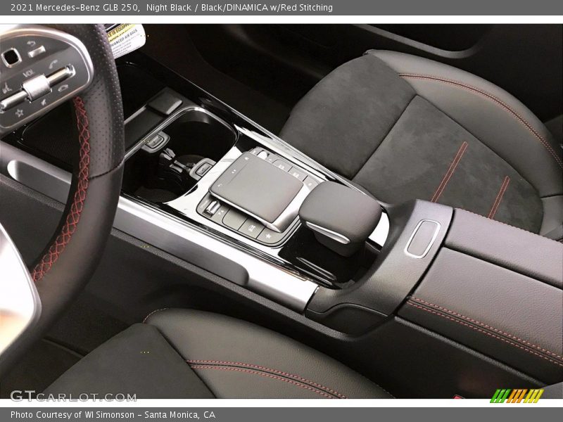 Night Black / Black/DINAMICA w/Red Stitching 2021 Mercedes-Benz GLB 250