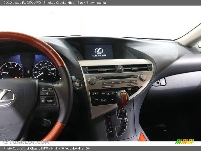 Smokey Granite Mica / Black/Brown Walnut 2010 Lexus RX 350 AWD