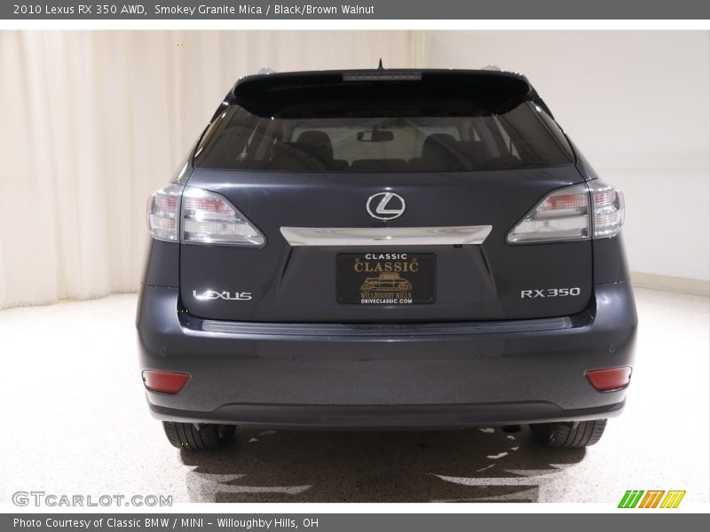 Smokey Granite Mica / Black/Brown Walnut 2010 Lexus RX 350 AWD
