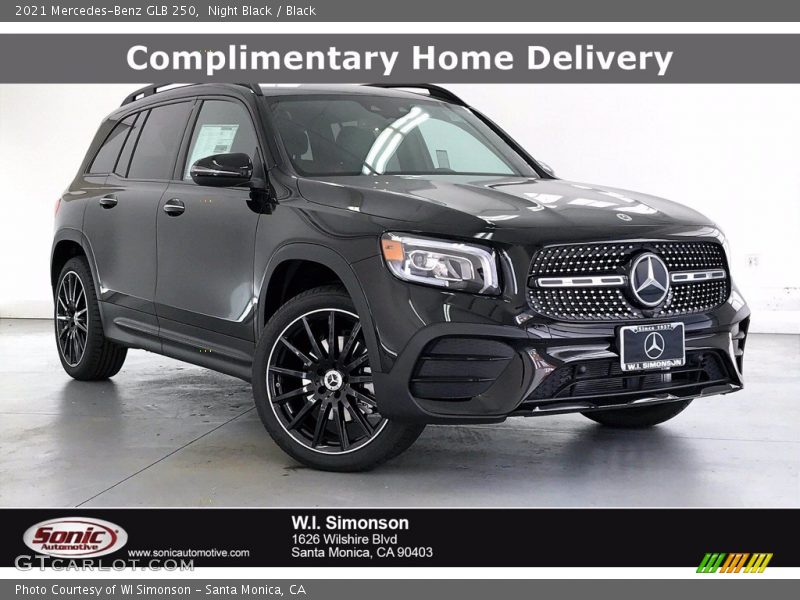 Night Black / Black 2021 Mercedes-Benz GLB 250