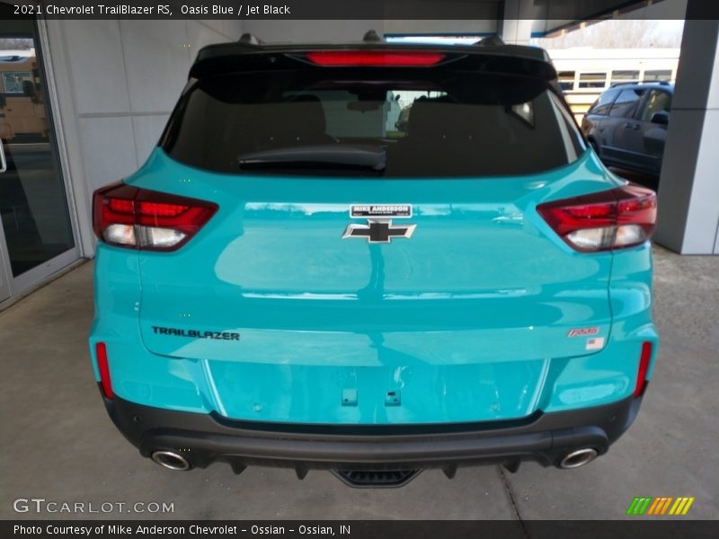 Oasis Blue / Jet Black 2021 Chevrolet TrailBlazer RS