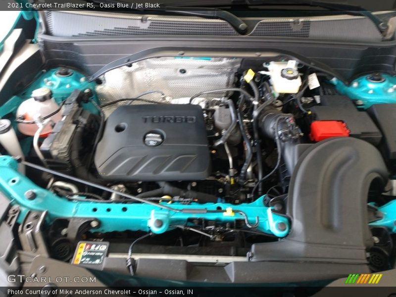 Oasis Blue / Jet Black 2021 Chevrolet TrailBlazer RS