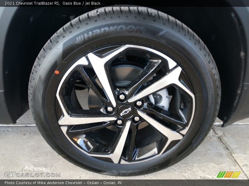 Oasis Blue / Jet Black 2021 Chevrolet TrailBlazer RS