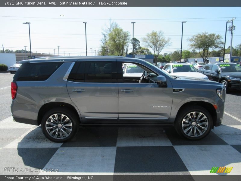 Satin Steel Metallic / Teak/­Light Shale 2021 GMC Yukon Denali 4WD