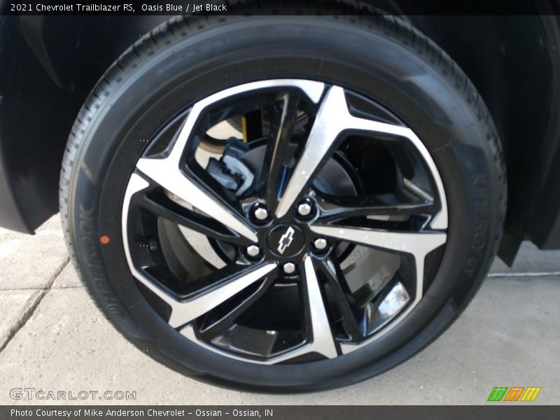 Oasis Blue / Jet Black 2021 Chevrolet Trailblazer RS