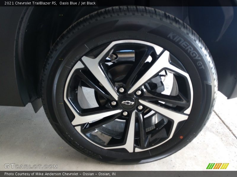 Oasis Blue / Jet Black 2021 Chevrolet TrailBlazer RS