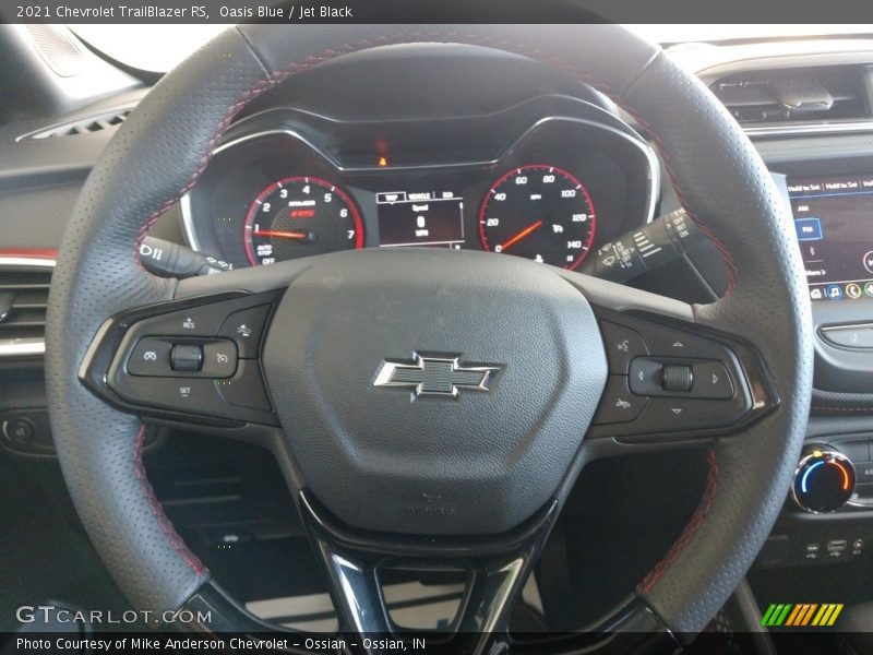 Oasis Blue / Jet Black 2021 Chevrolet TrailBlazer RS