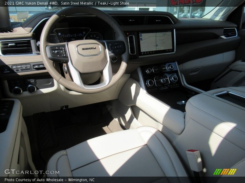 Satin Steel Metallic / Teak/­Light Shale 2021 GMC Yukon Denali 4WD