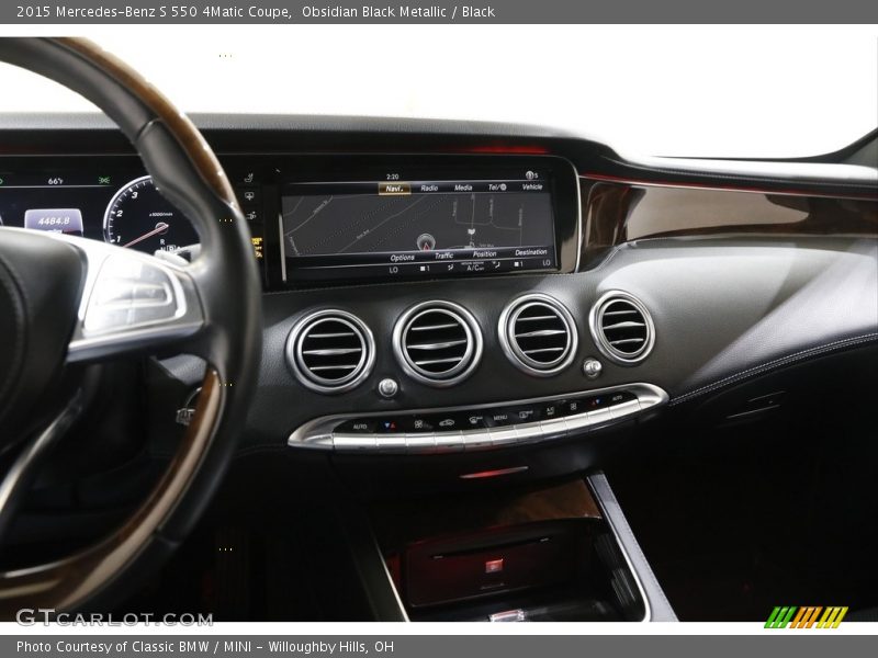 Obsidian Black Metallic / Black 2015 Mercedes-Benz S 550 4Matic Coupe